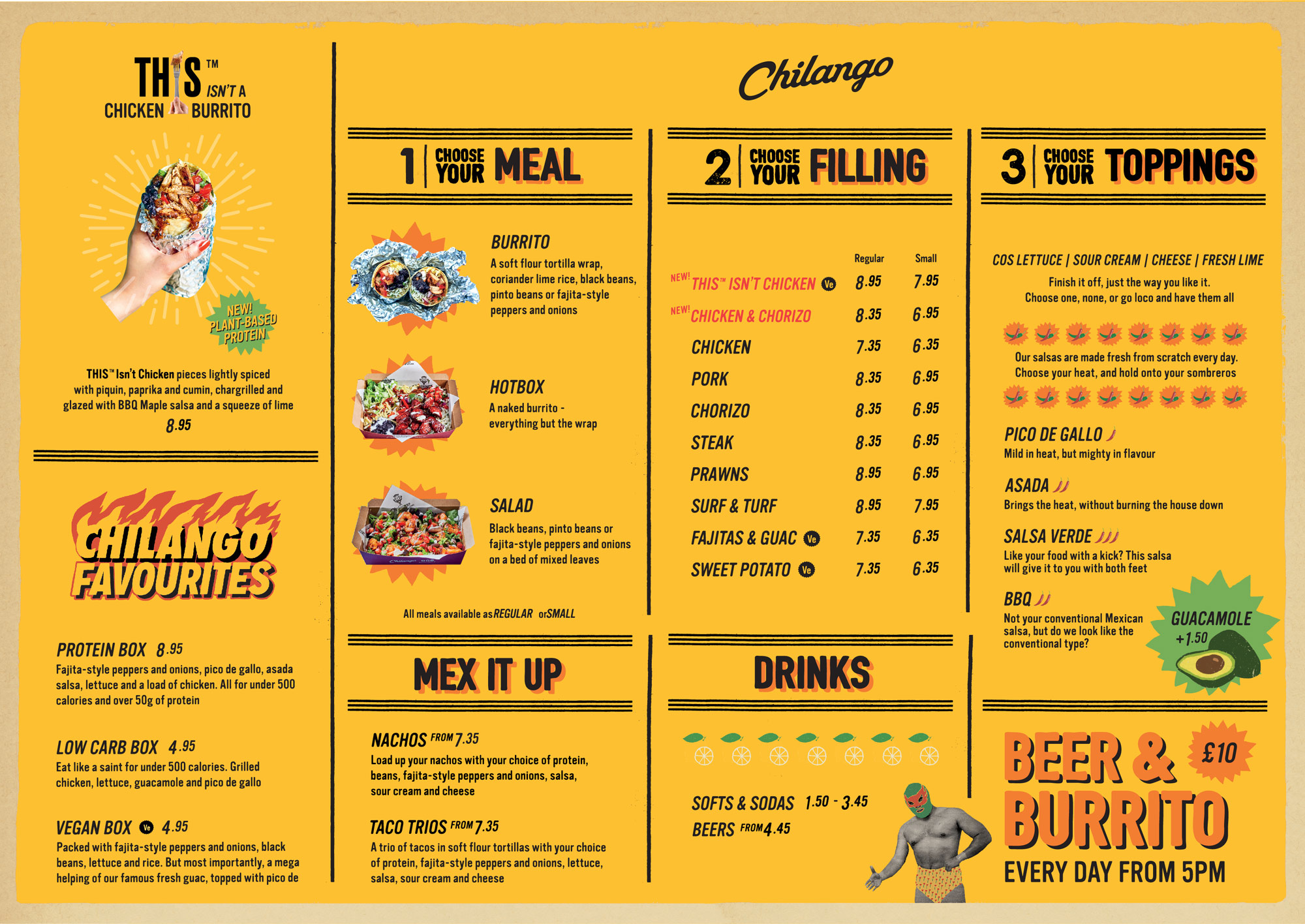 Chilango summer menu