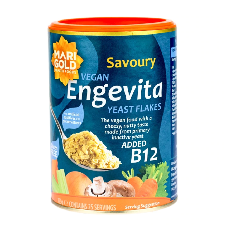Engevita Nutritional Yeast - one of the must-have vegan food essentials for cooking and baking