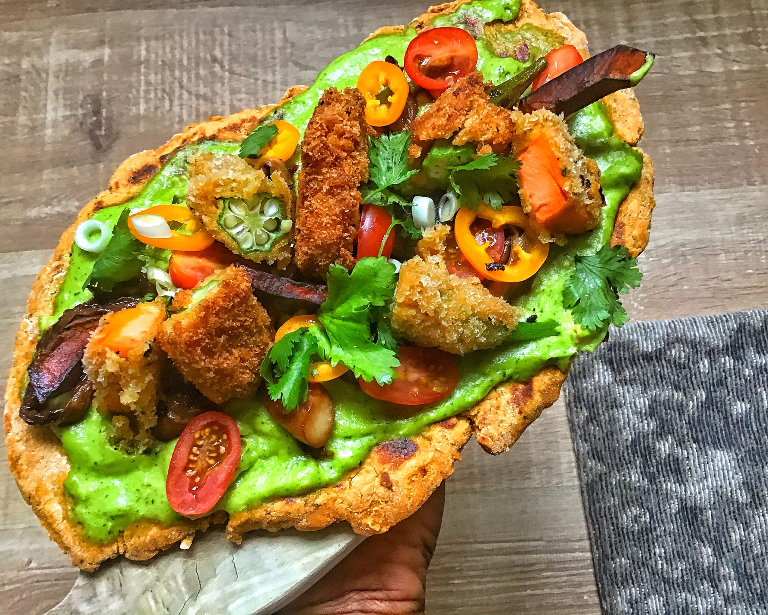 Plantain Flatbread Veganuary