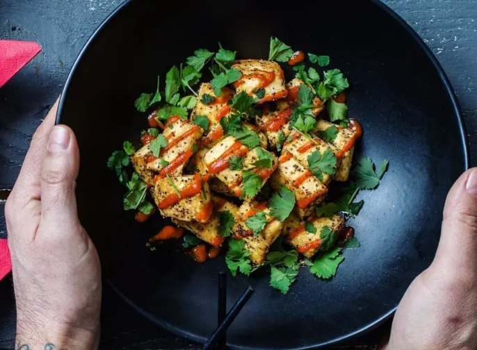 Wicked Easy Black Pepper + Sriracha Tofu - Veganuary