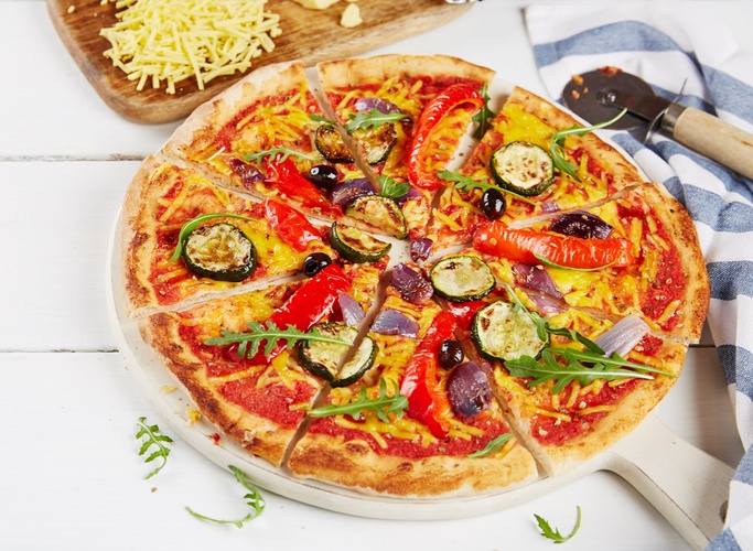 Bella Italia vegan pizza