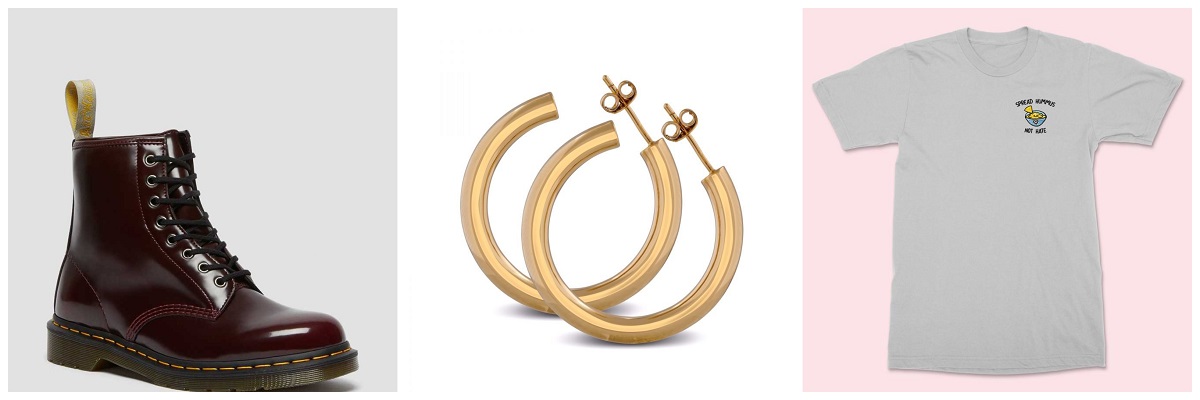 Dr Martens, Creature Jewellery and Sassy Spud fashion gifts