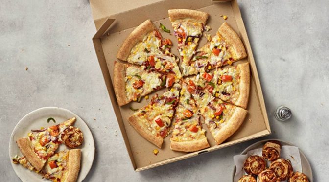 Papa John's dairy-free pizza