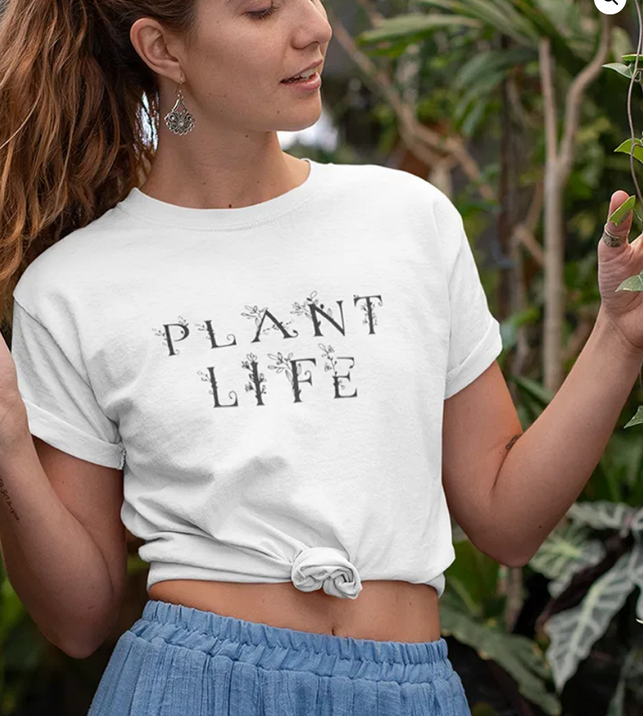 Vegan & Friendly plant life tee