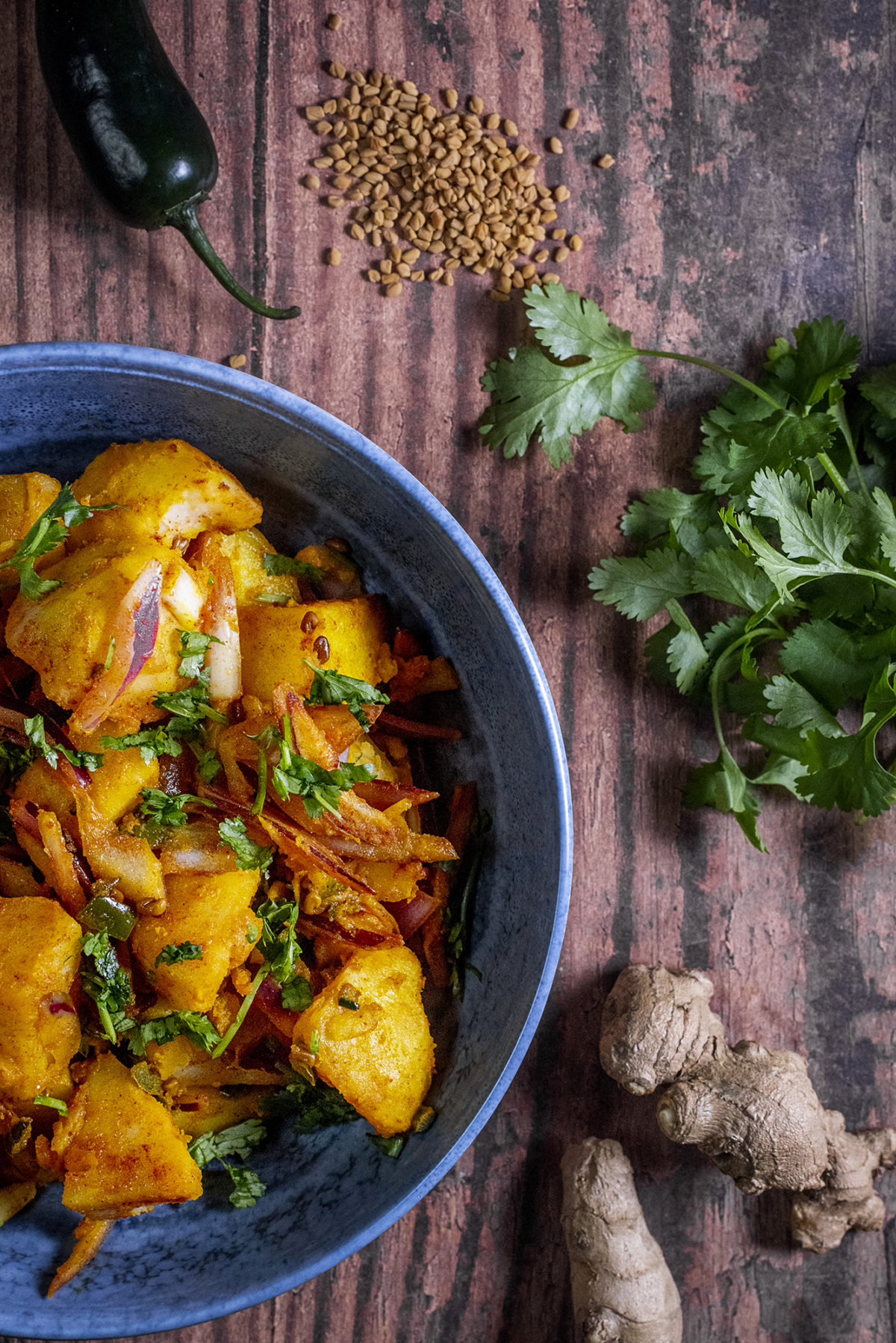 Aloo Sandheko - Nepalese Potatoes-image