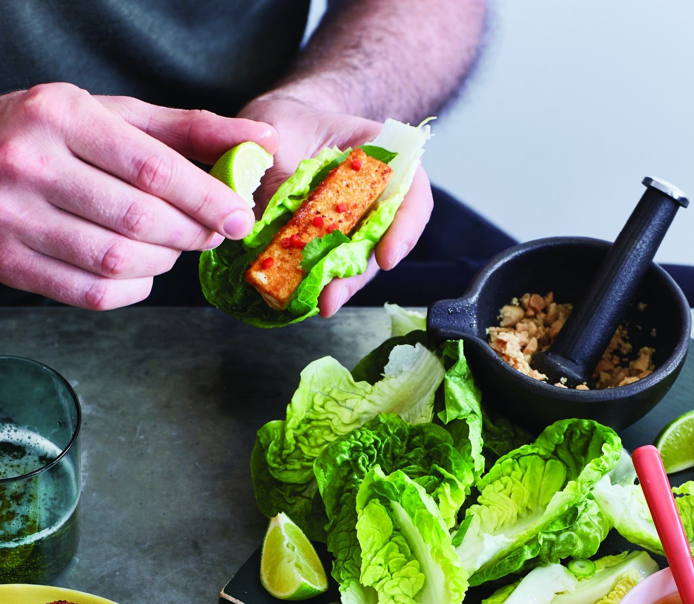 Tofu Satay Kebabs with Fresh Herbs Vegan Recipes Veganuary