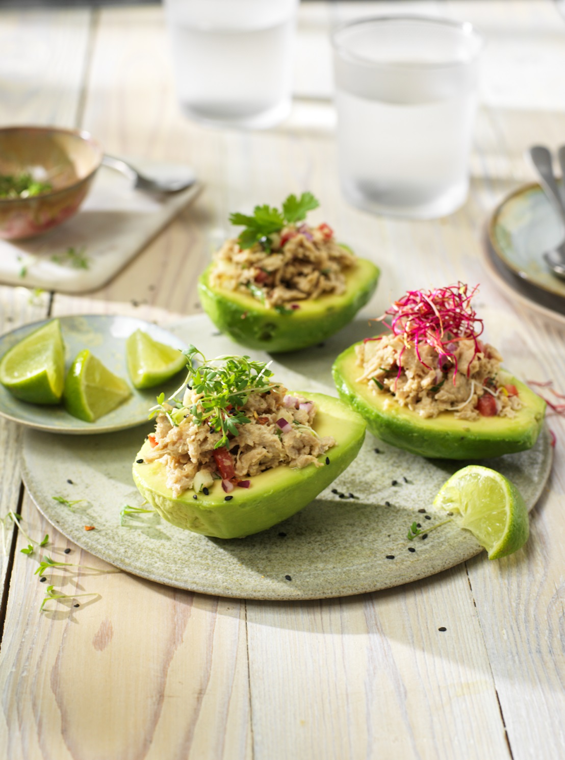 Sensational Vuna Stuffed Avocado | Vegan Recipes | Veganuary