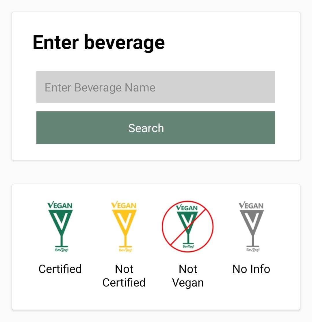 BevVeg App