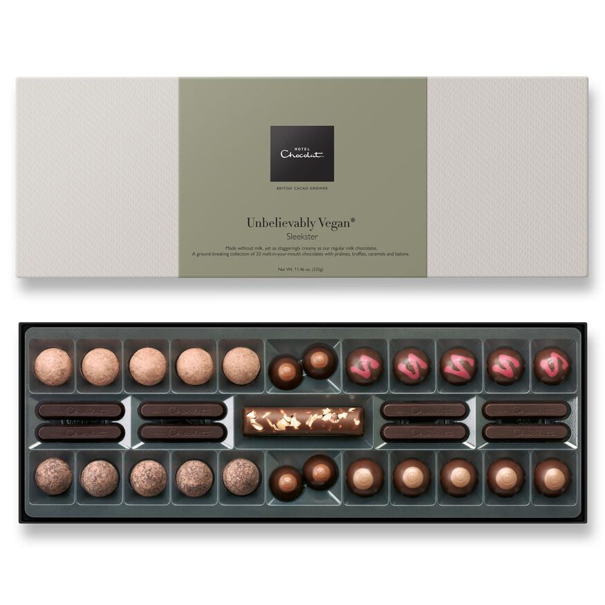 Hotel Chocolat Sleekster collection makes a great vegan Valentine's gift