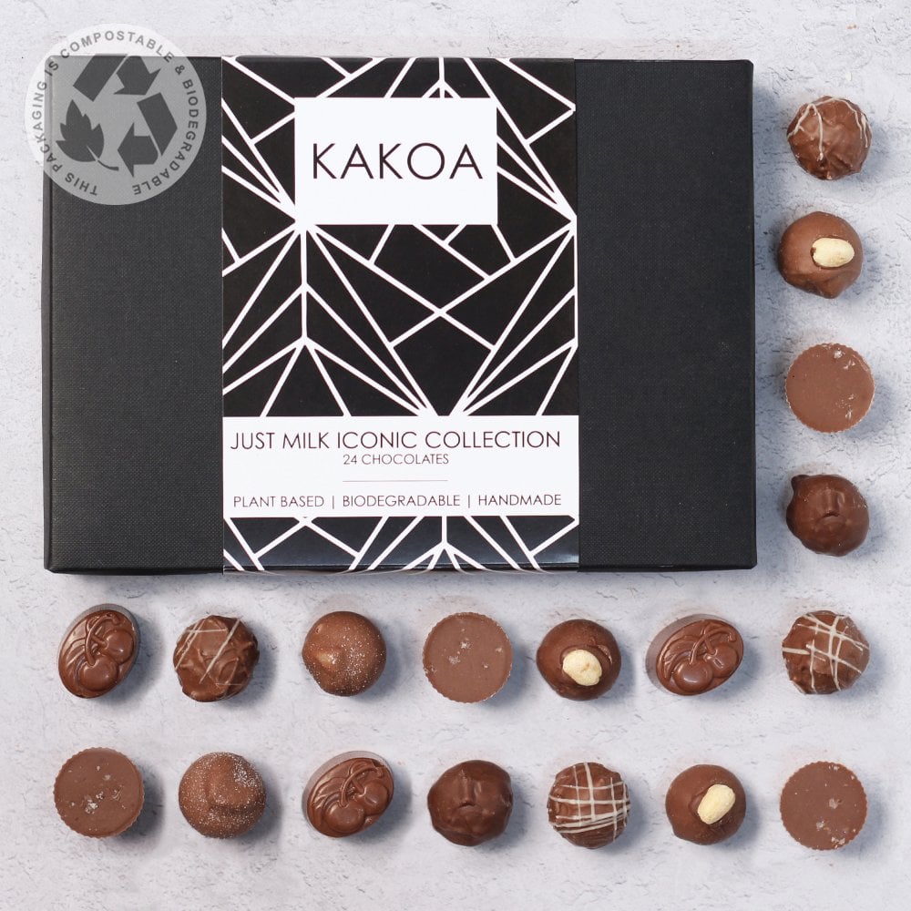 Kakoa Iconic Vegan Milk 24 Chocolate Box