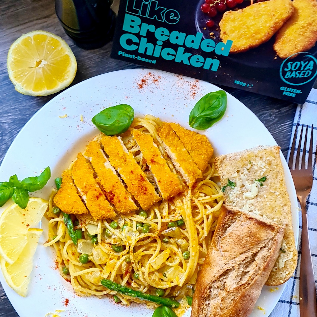 Creamy Lemon Vegan Chicken Vegan Chicken Recipe