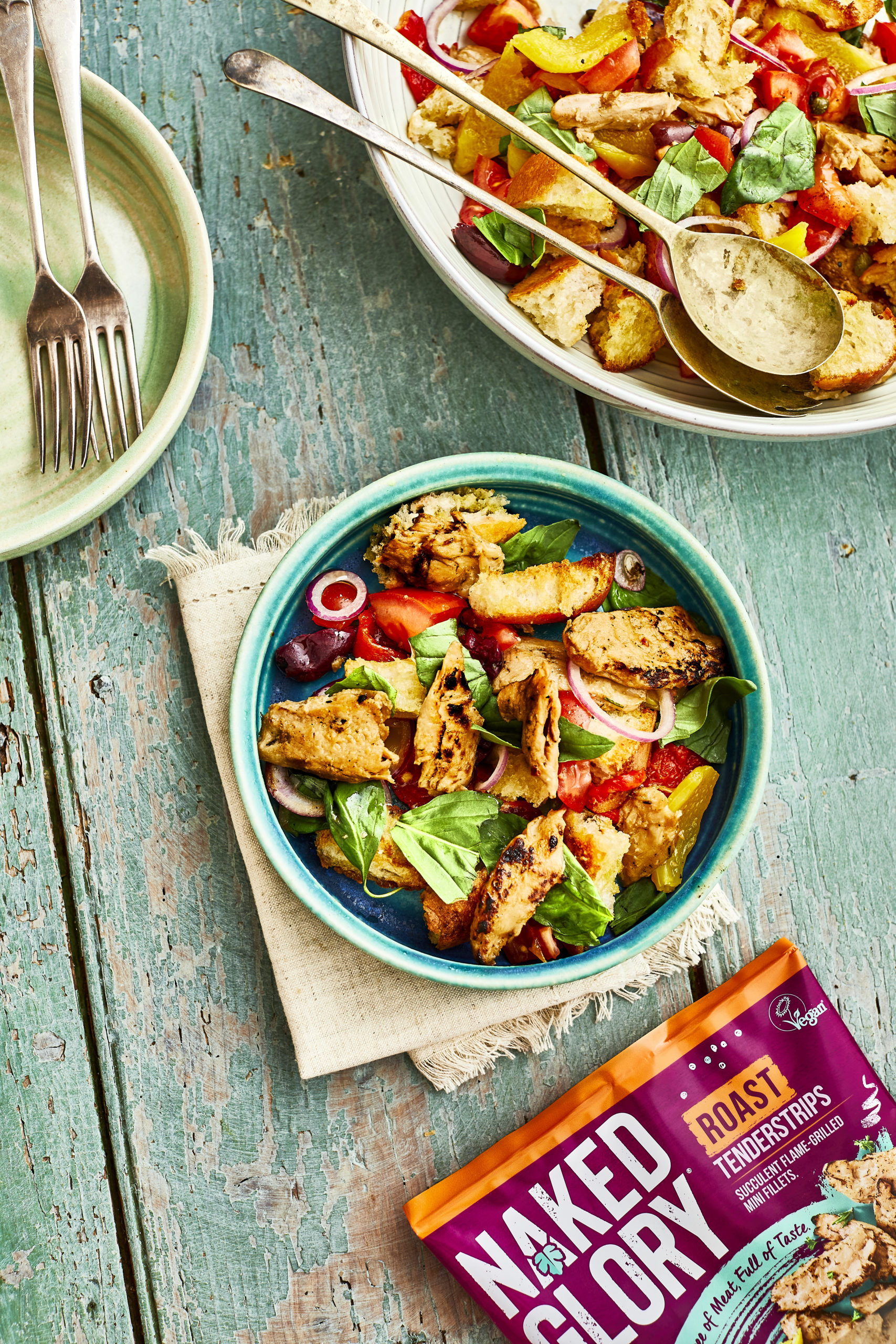 Roast Tenderstrips Panzanella | Vegan Panzanella Recipe