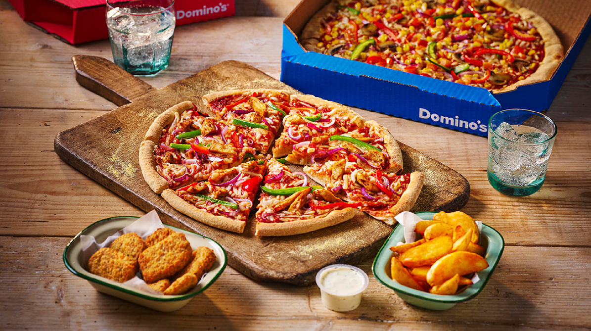 Domino's Chick-Ain't Pizza & Vegan Nuggets