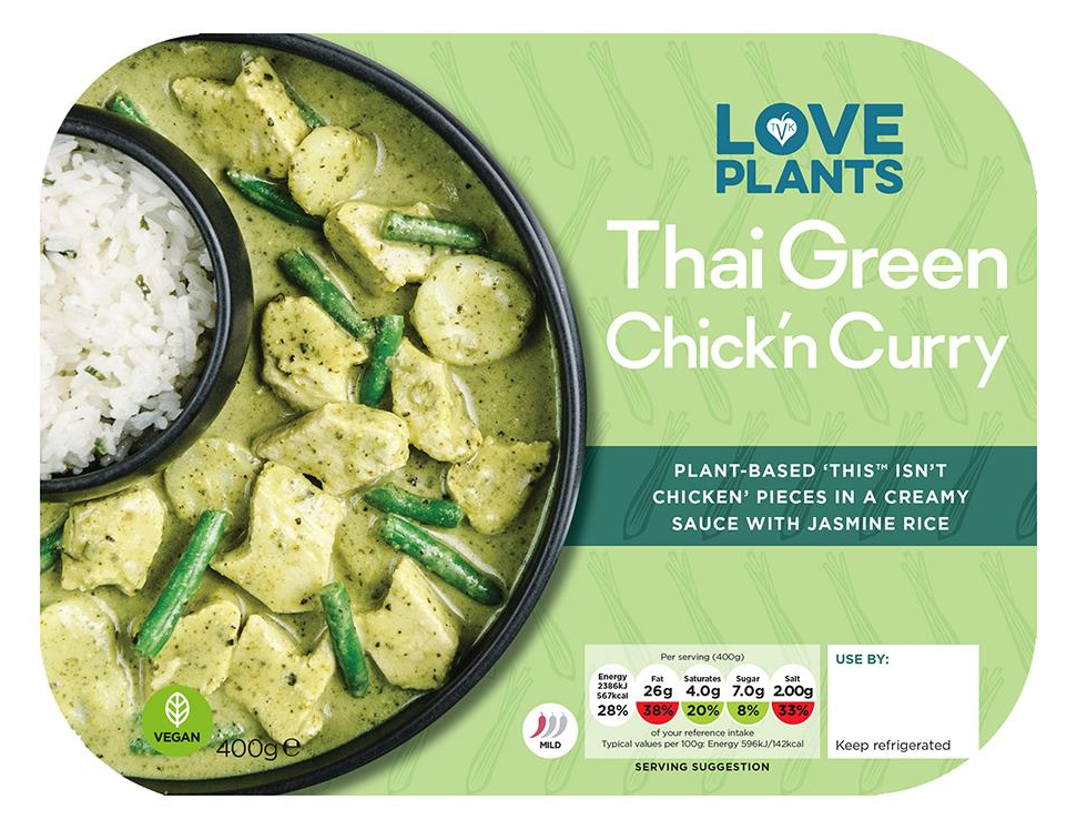 Love Plants Thai Green Chicken Curry