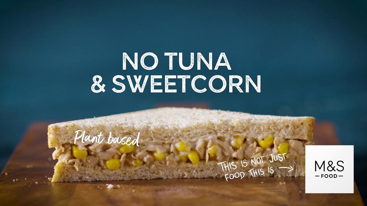 M&S Vegan Tuna & Sweetcorn Sandwich
