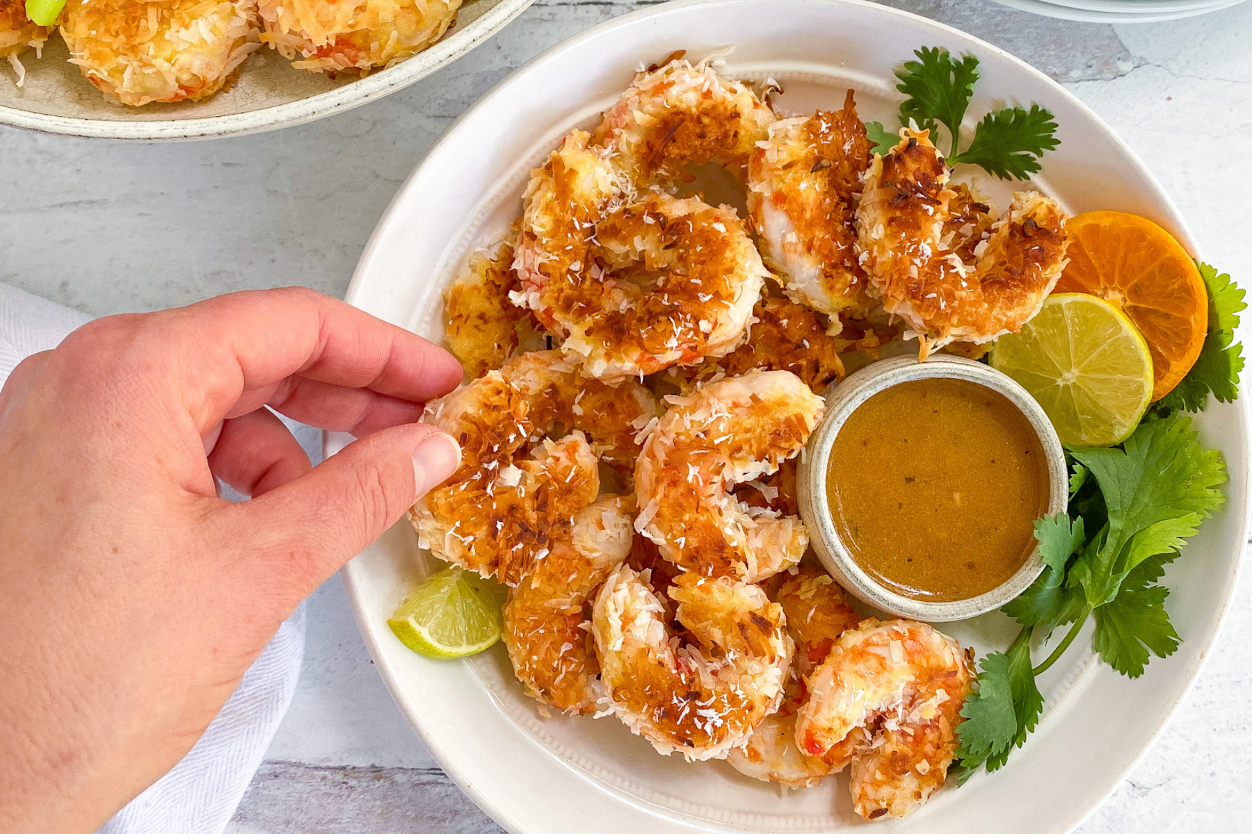 Mind Blown Sesame Orange Coconut Shrimp - Veganuary