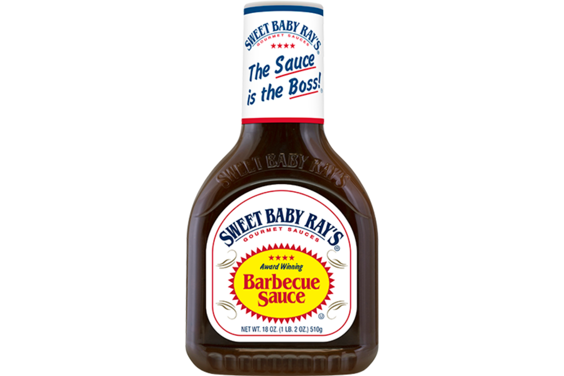 Brown bottle of Sweet Baby Ray's vegan Original BBQ Sauce