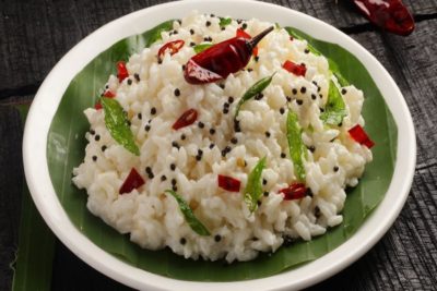 curd rice with cashew curd