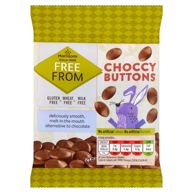 Morrisons vegan buttons