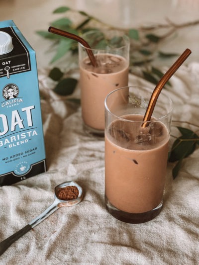 ICED OAT CACAO LATTE