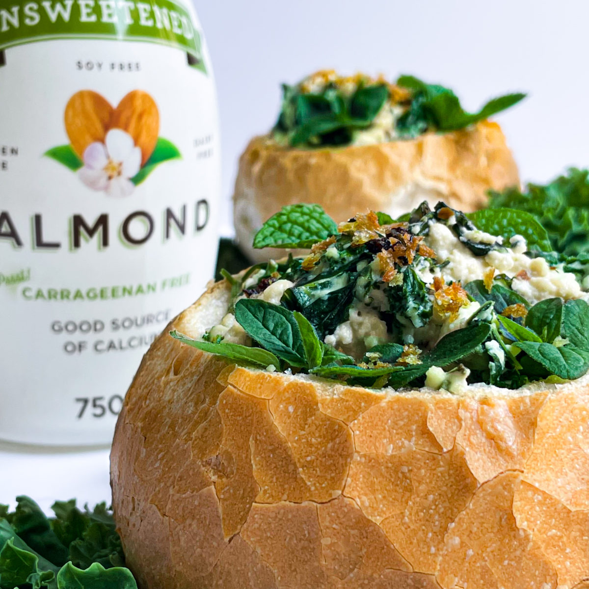 Cheesy Spinach & Kale Dip | Vegan Dip Recipe | Veganuary