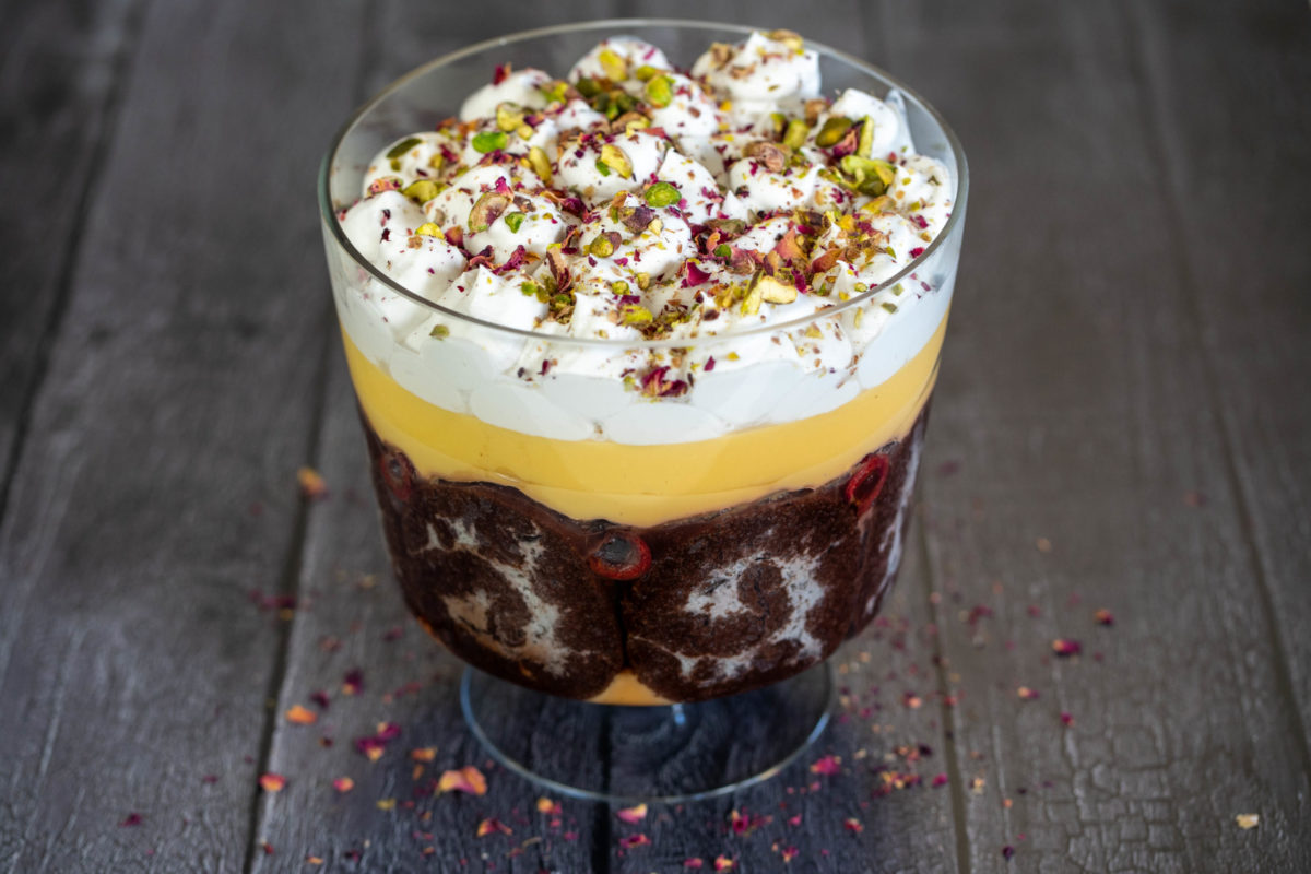 Vegan Festive Black Forest Trifle Vegan Trifle Recipe