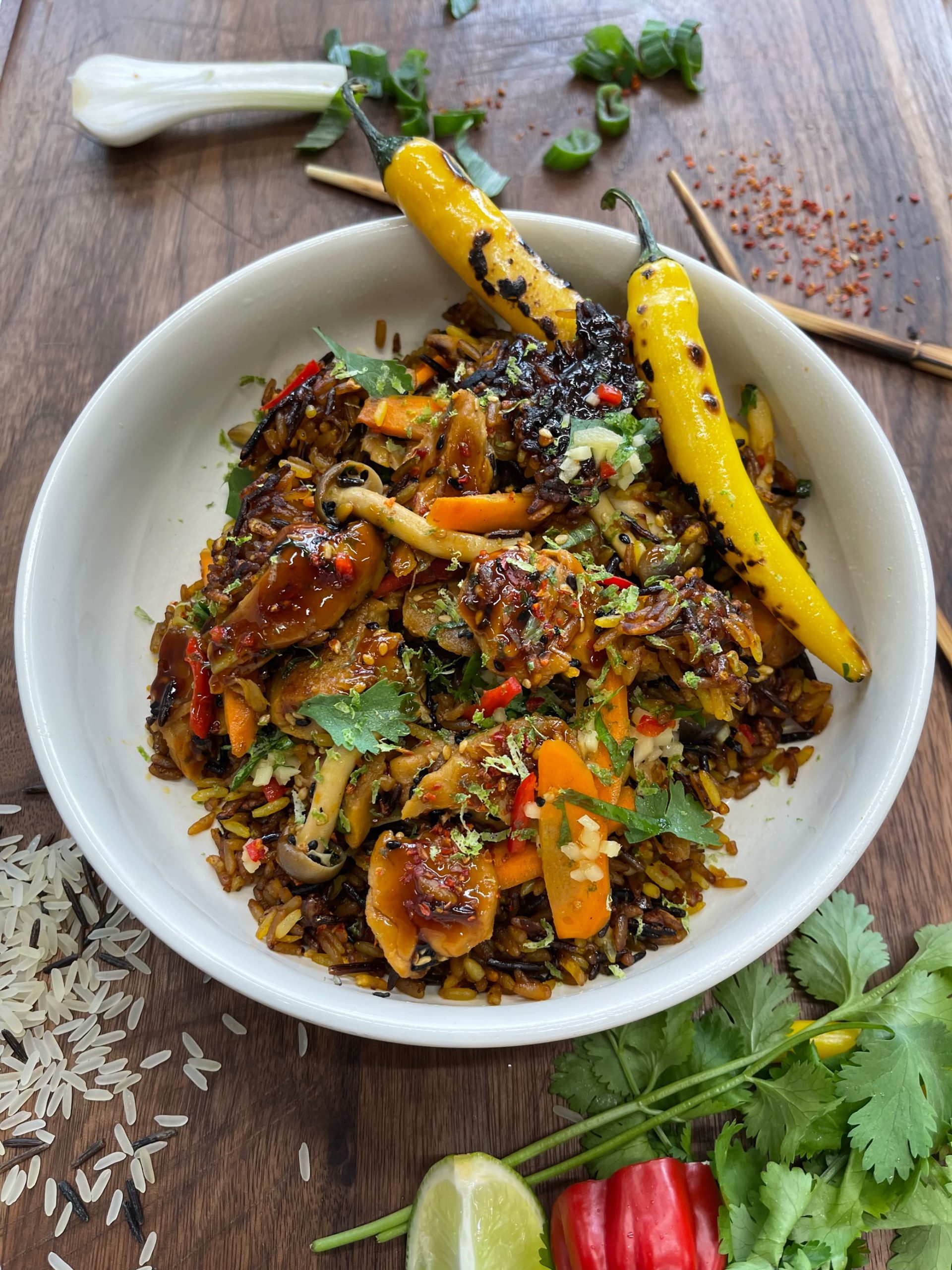 Vegan Chicken Fried Rice | Vegan Fried Rice Recipe