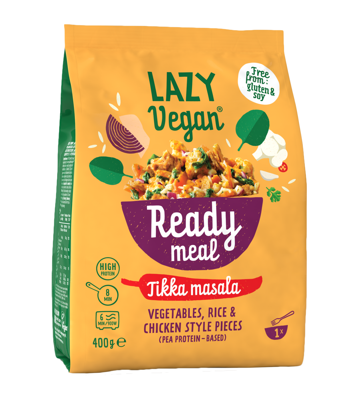 Lazy Vegan Tikka Ready Meal