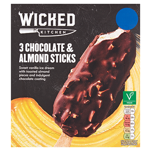 Wicked Kitchen Chocolate Almond Ice Cream Sticks