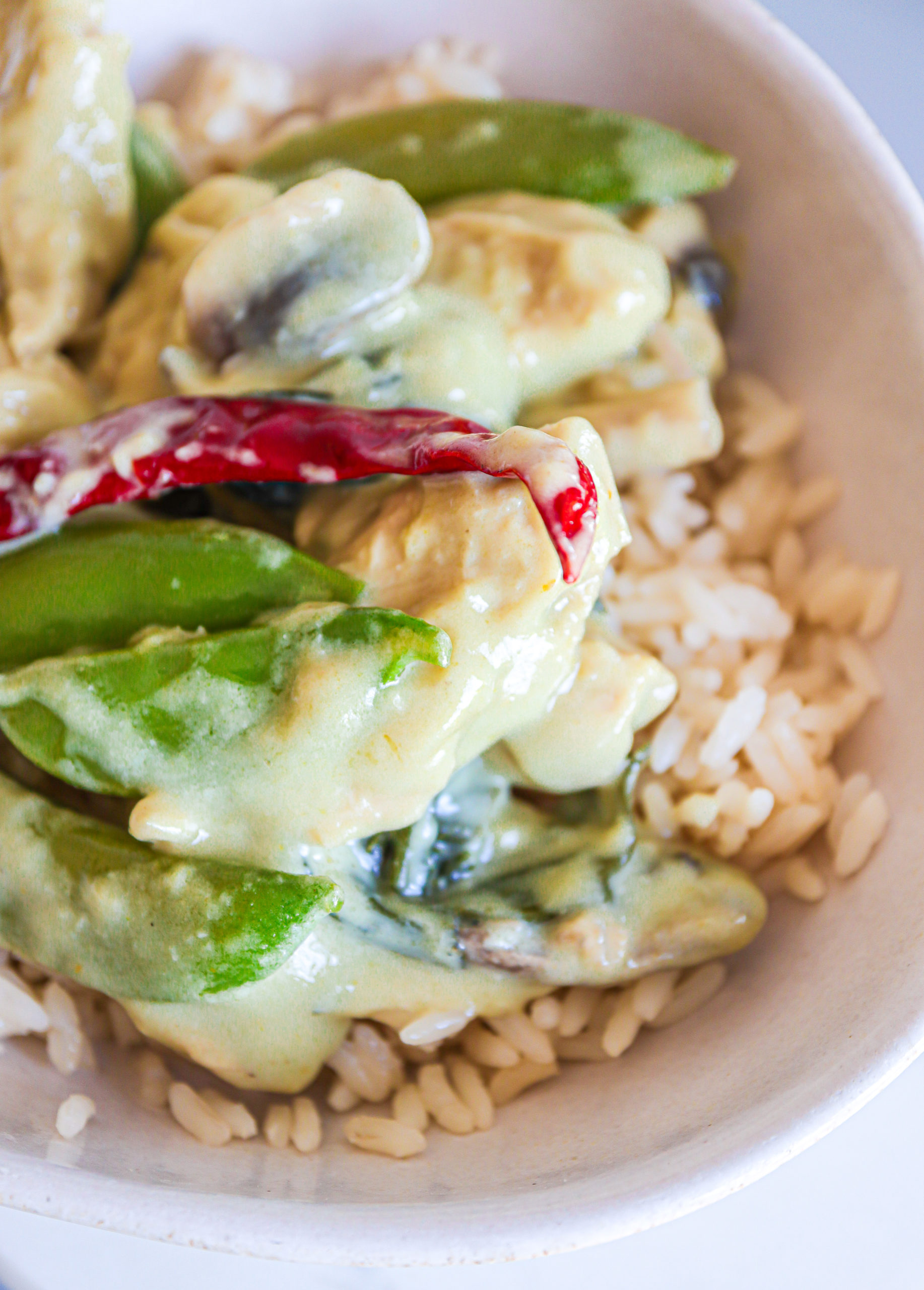 Vegan Thai Green Chicken Curry | Veganuary