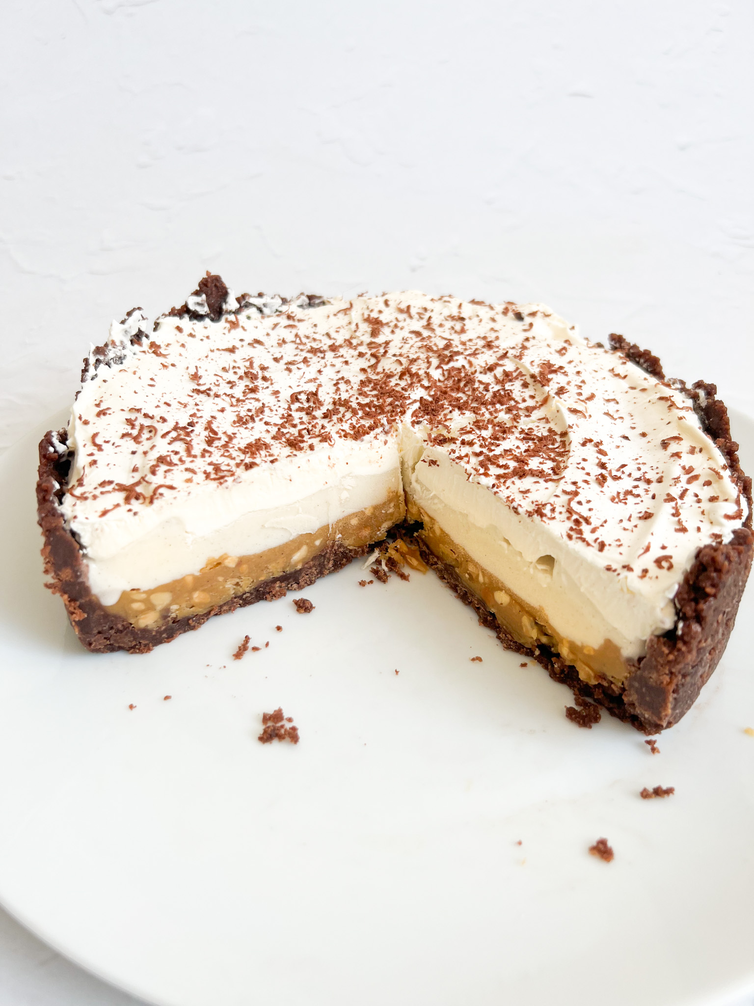 Chocolate Peanut Butter Cream Pie Vegan Desserts Veganuary