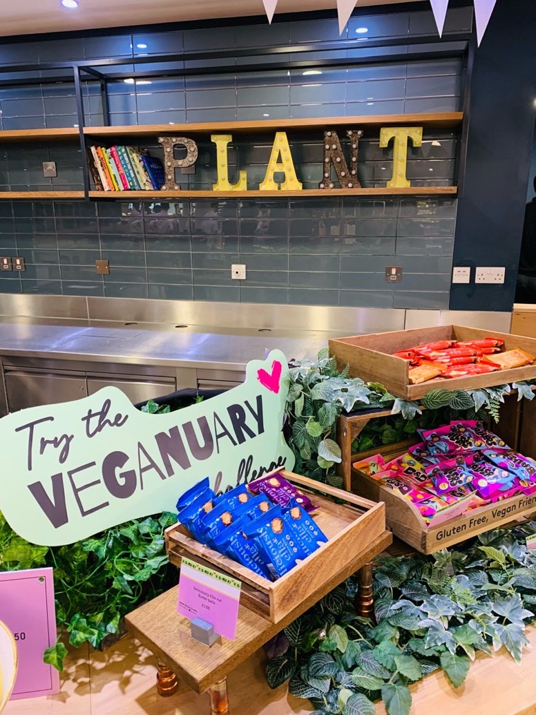 PWC staff canteen during Veganuary