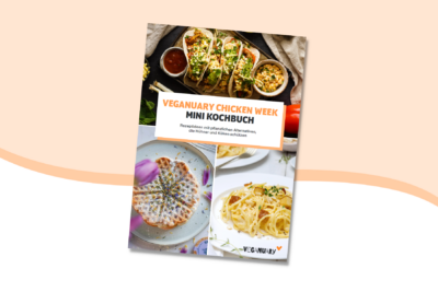 Cover des Mini-Kochbuchs zur Veganuary Chicken Week