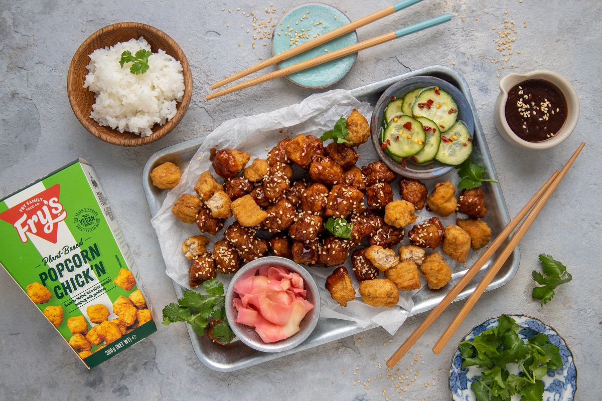 Vegan Peking Popcorn Chicken Vegan Popcorn Chick'n