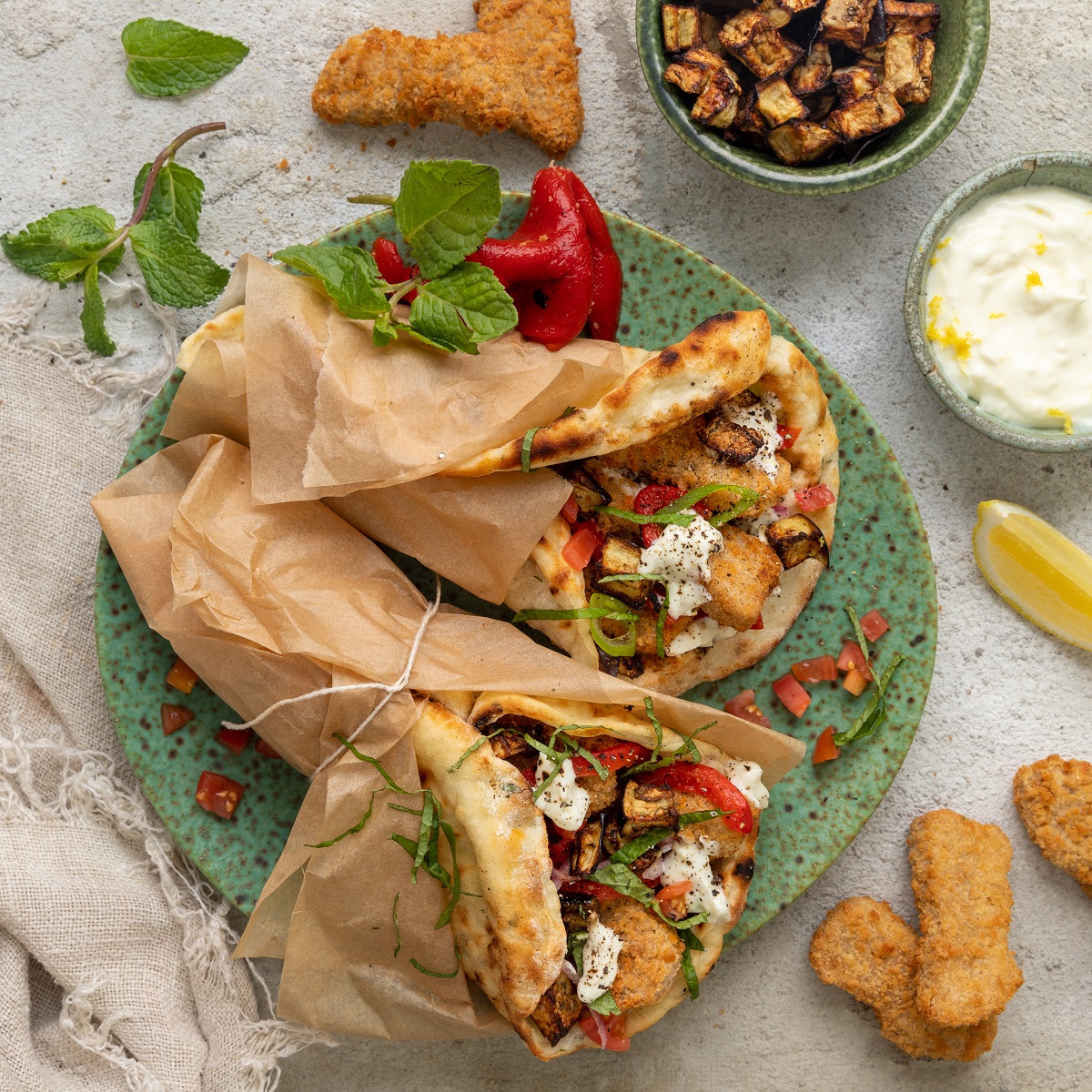 Homemade Vegan Chicken Shawarma | Meat-Free Shawarma