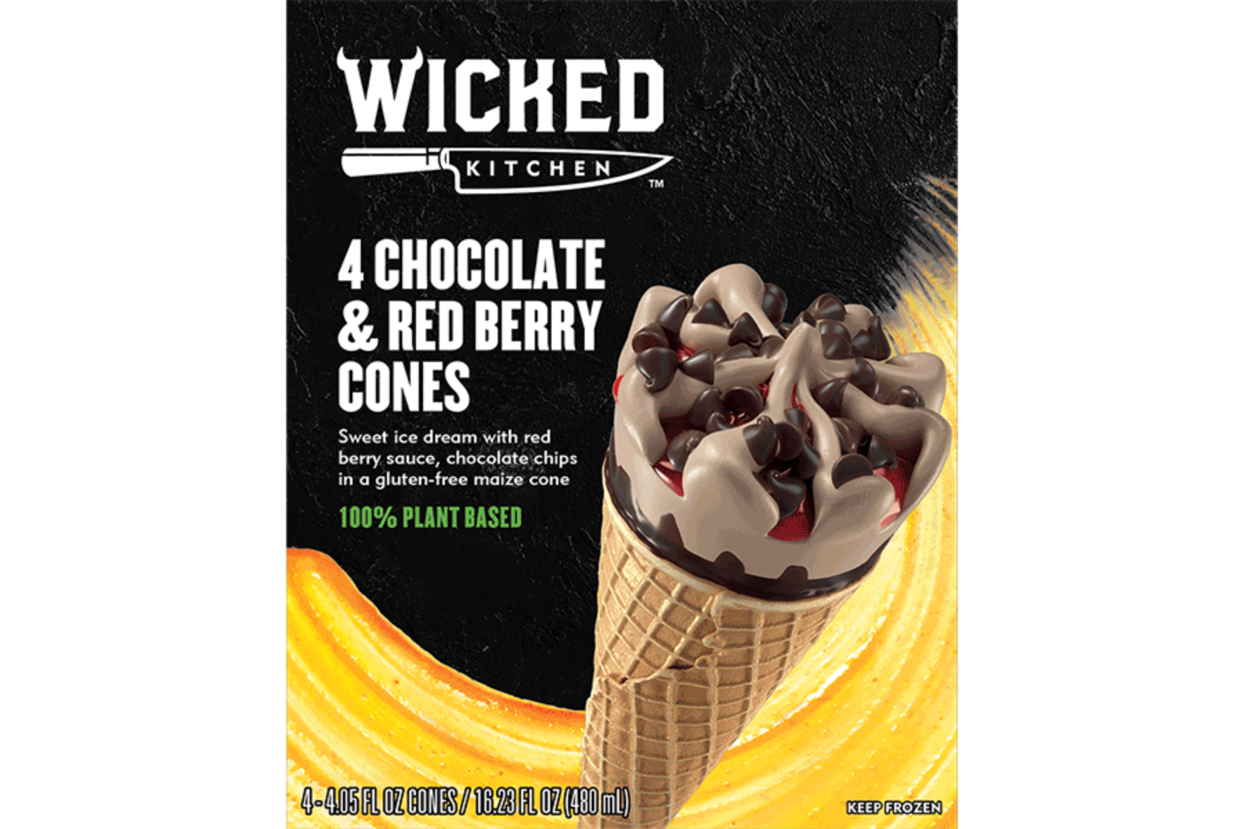 Wicked Kitchen Chocolate & Berry Vegan Ice Cream