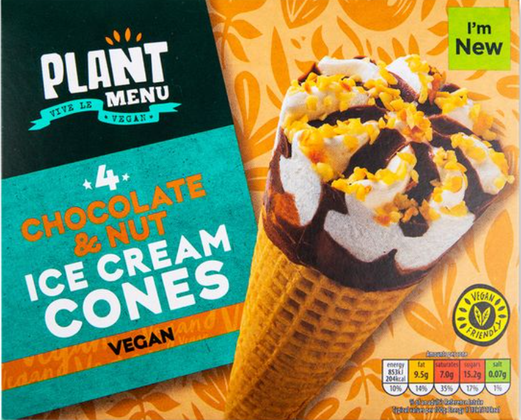 Aldi Plant Menu Ice Cream