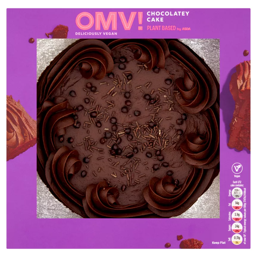 Asda OMV! Vegan Chocolate Cake