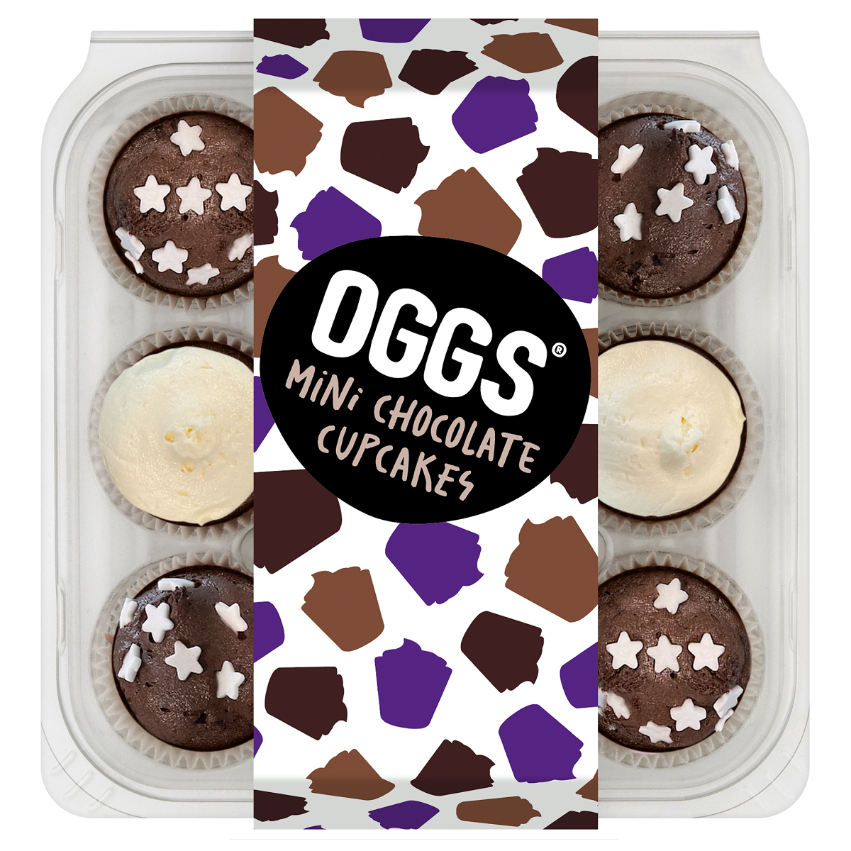 OGGS Mini Vegan Chocolate Cupcakes