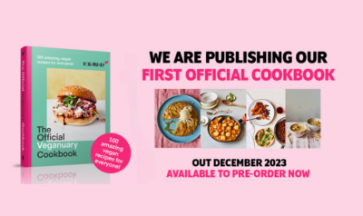Veganuary cookbook announcement