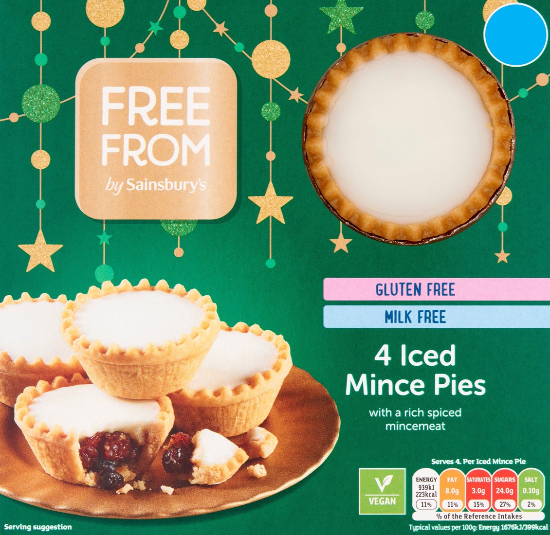 Sainsbury's iced mince pies