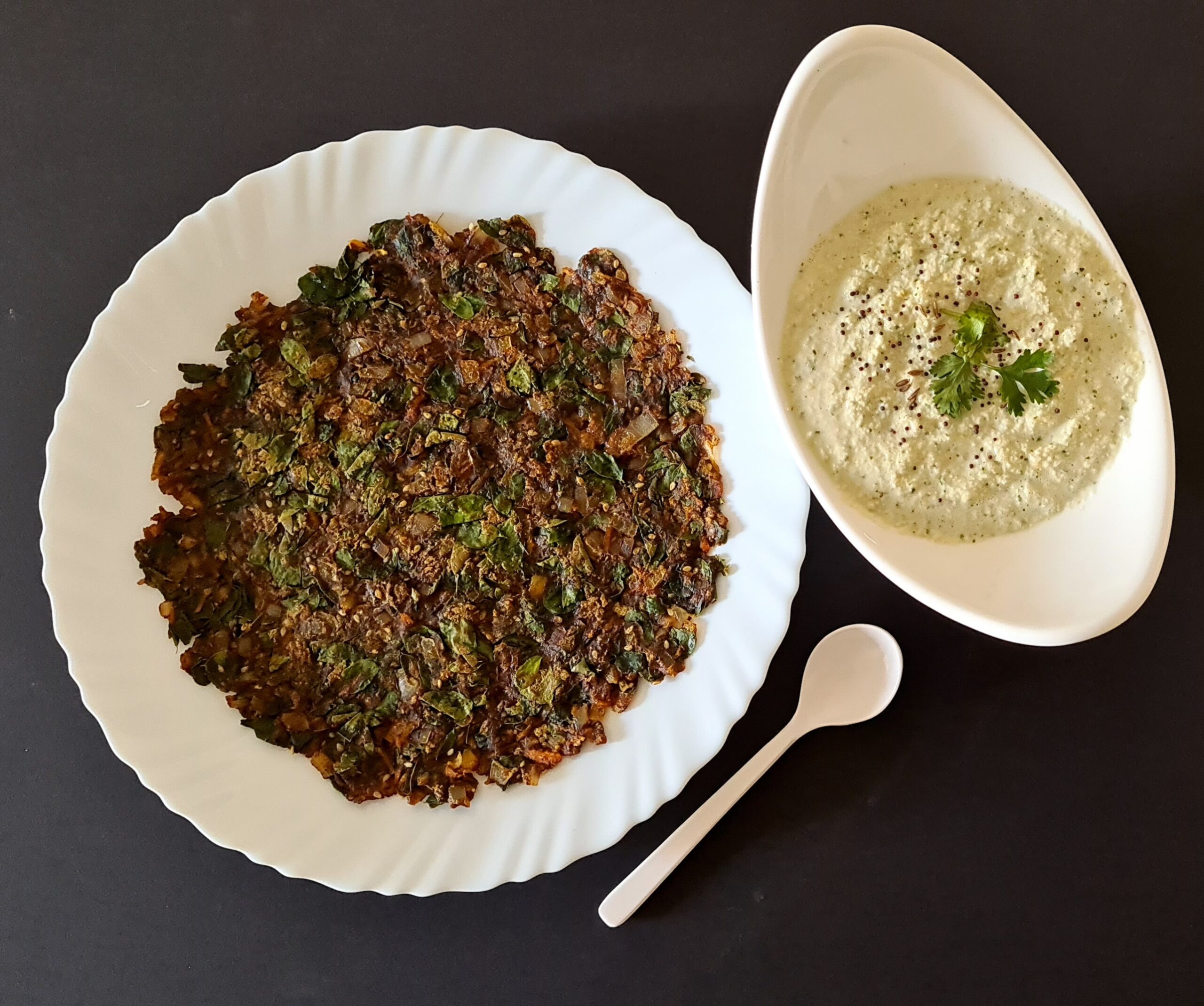 RAGI FLOUR DRUMSTICK LEAVES ADAI - Veganuary