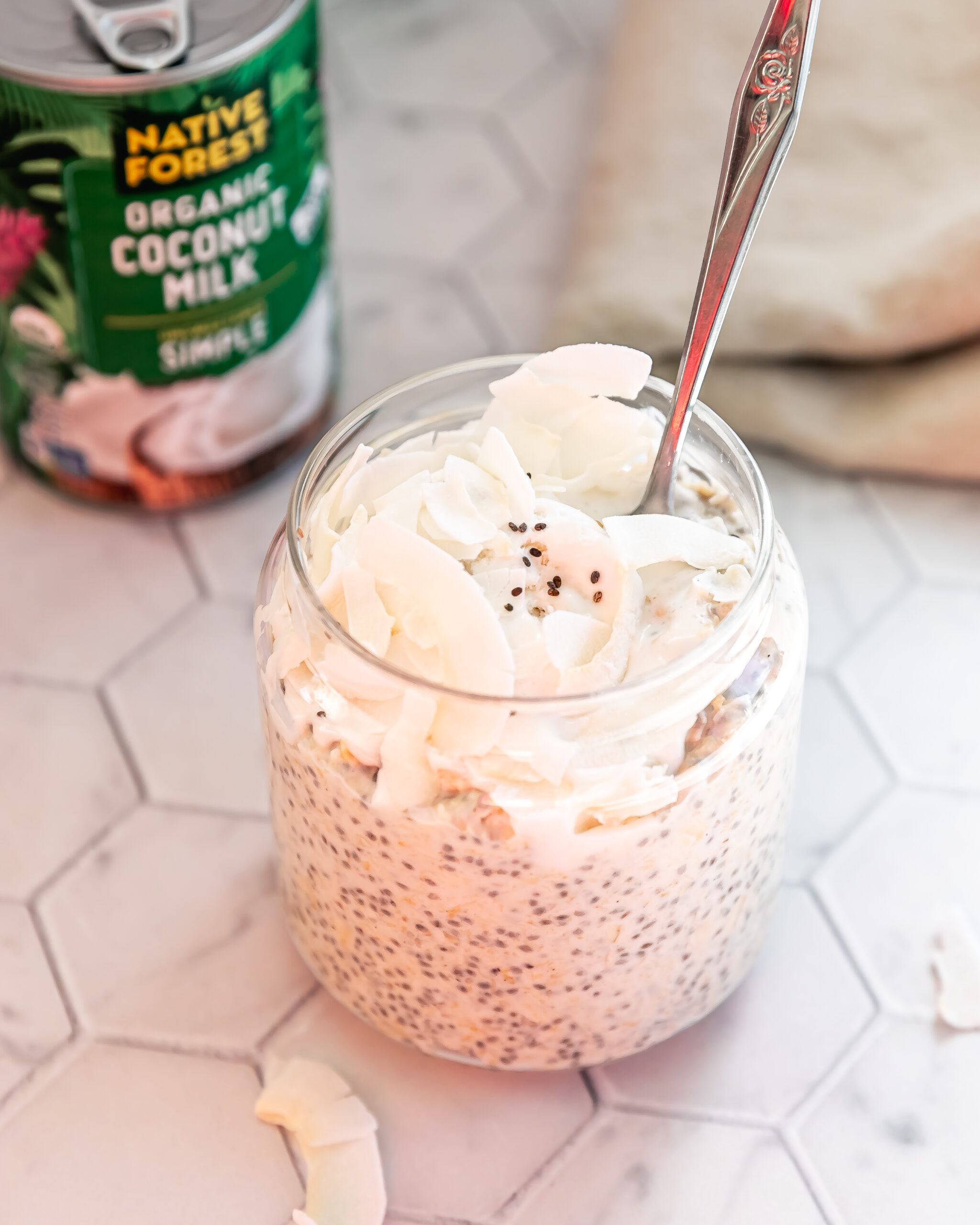 Vanilla Coconut Overnight Oats | Veganuary