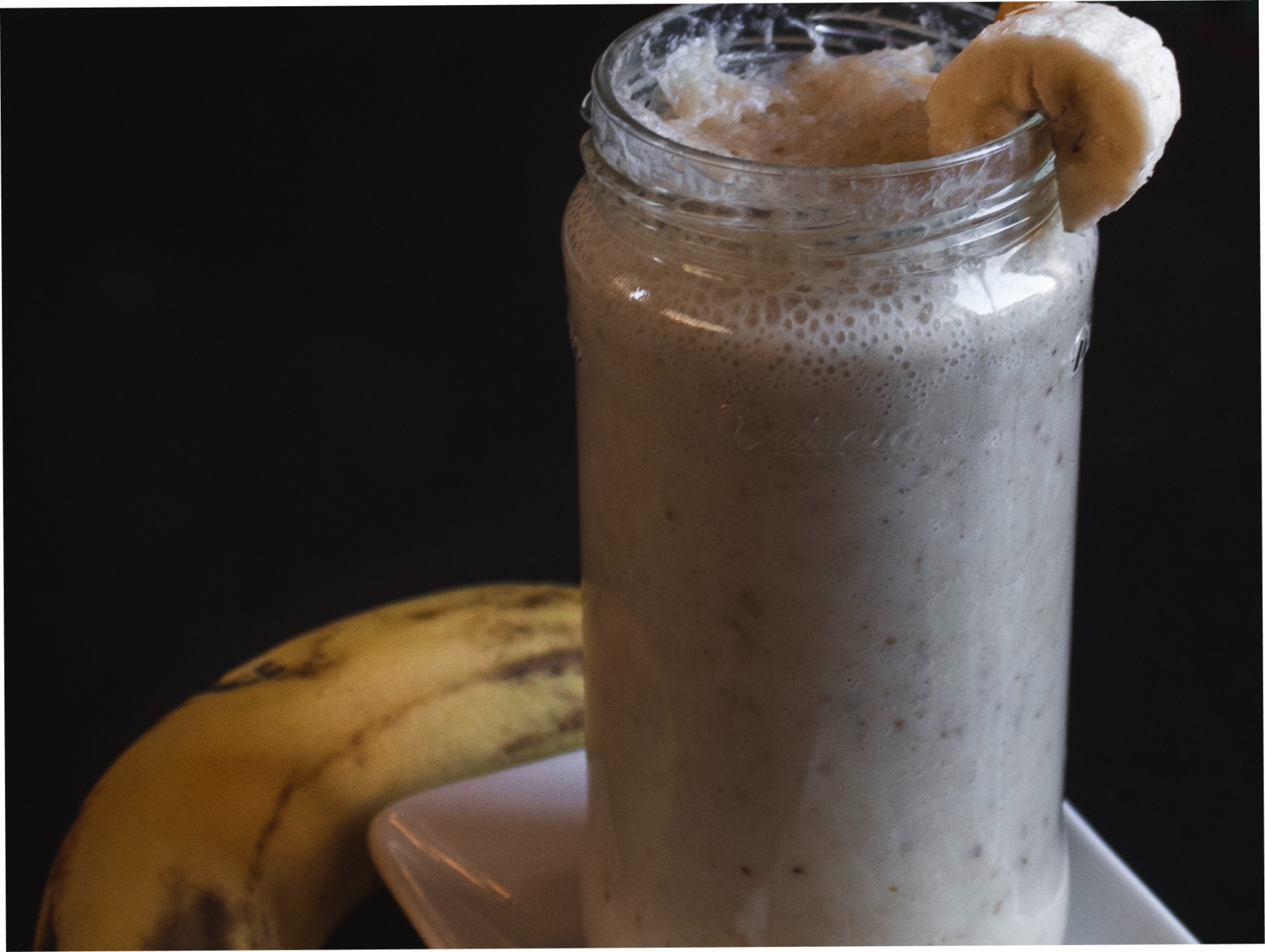 Chocolate Banana Peanut Butter Protein Smoothie | Veganuary