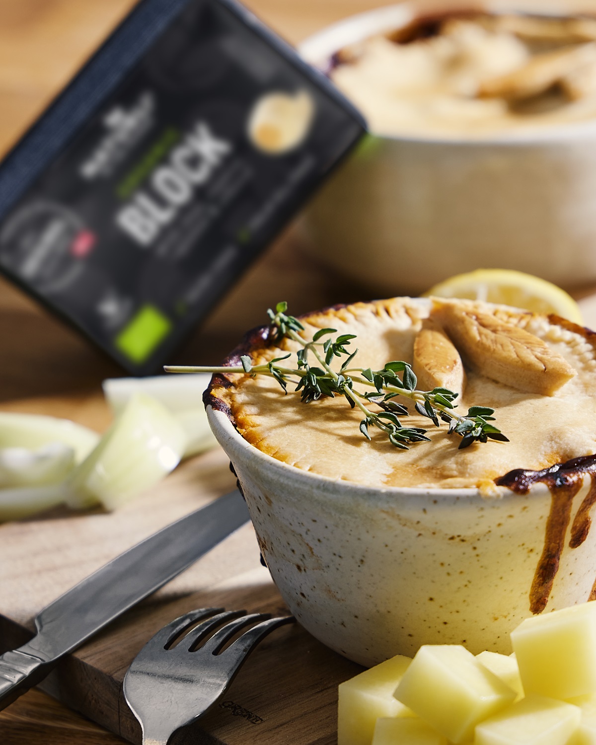 Vegan Potato and Mushroom Pie | Vegan Pie Recipe