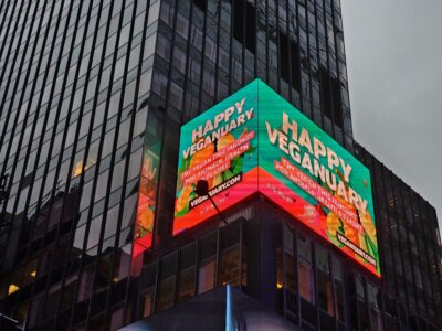 Veganuary Times Square