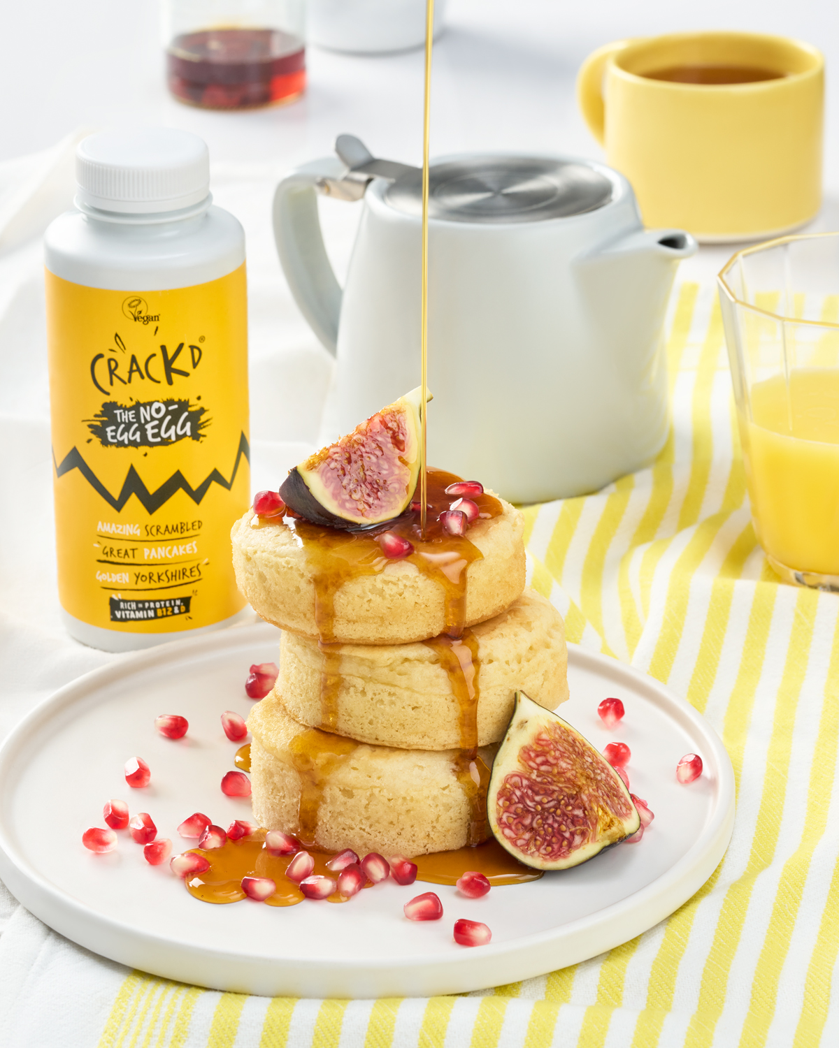 Vegan Japanese Soufflé Pancakes | Crackd Vegan Pancakes