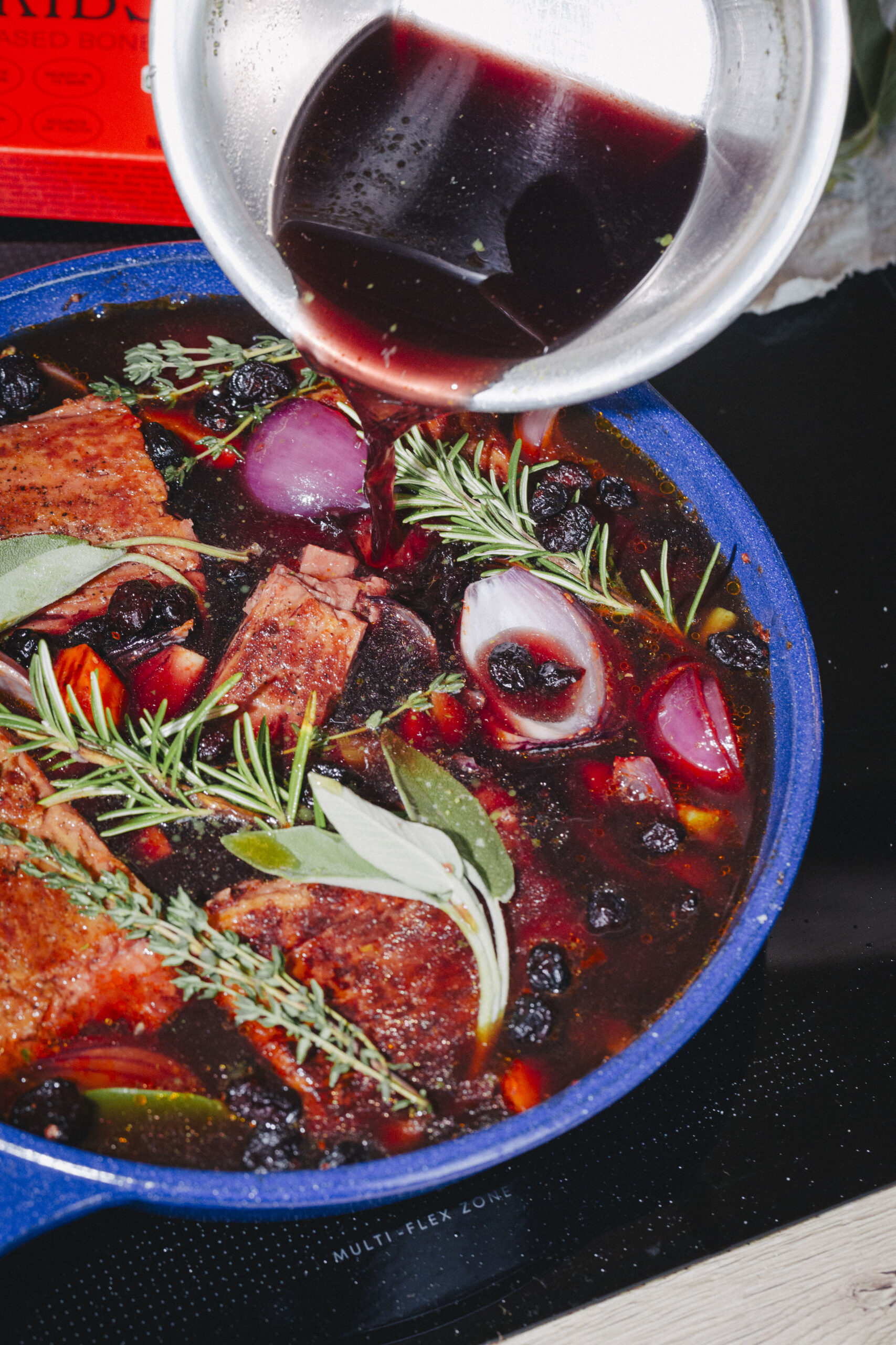 Vegan Braised Baby Ribs with Gravy & Cranberry Sauce - Veganuary