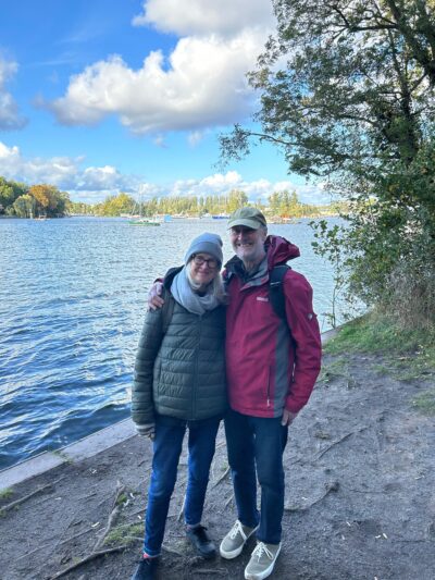 Mary and Olly Davey - Veganuary participants