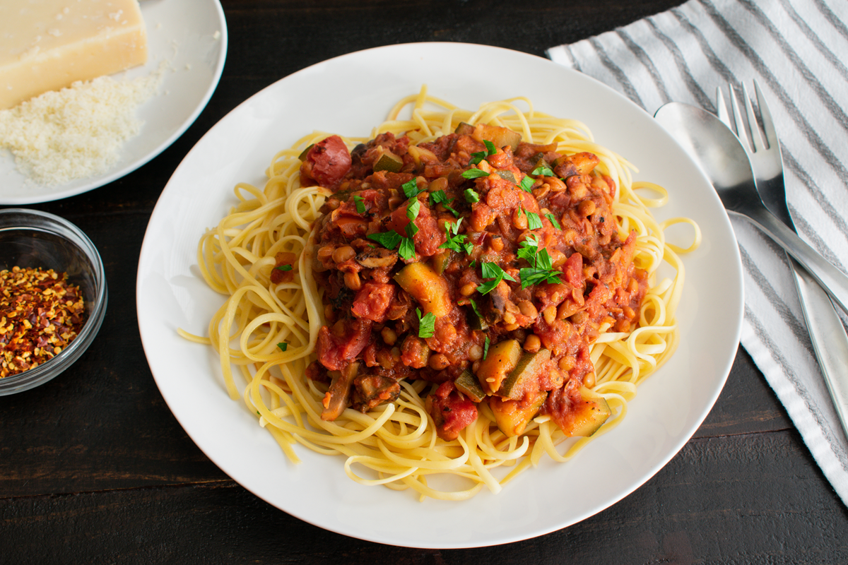 Lentil Bolognese | Italian Vegan Recipes | Veganuary